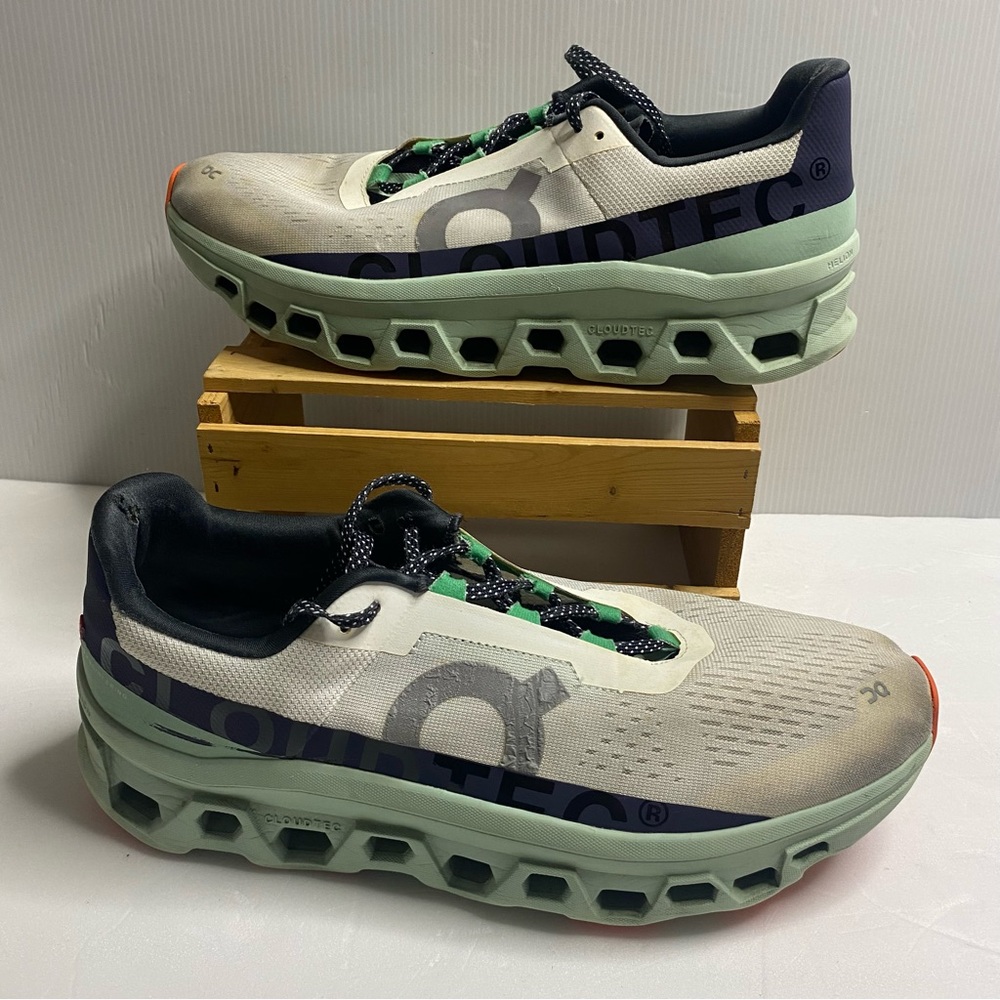 On Cloud Cloudmonster Sneakers Mens M12.5 Helton Active Walking Running Shoes